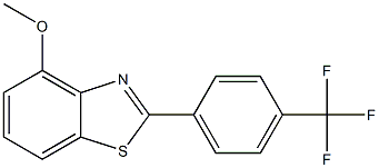4-methoxy-2-(4-trifluoromethylphenyl)benzothiazole