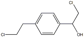 1-(4-(2-chloroethyl)phenyl)-2-chloroethanol Structure