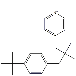 N-methyl-4-(2-methyl-2-(4-tert-butylbenzyl)propyl)pyridinium