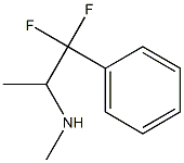 beta,beta-difluoromethamphetamine Structure