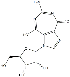 6-amino-8-hydroxy-4H-1-ribofuranosylimidazo(4,5-e)(1,3)diazepin-4-one