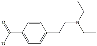 4-diethylaminoethylbenzoate 结构式