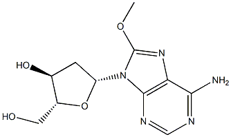 8-methoxy-2'-deoxyadenosine