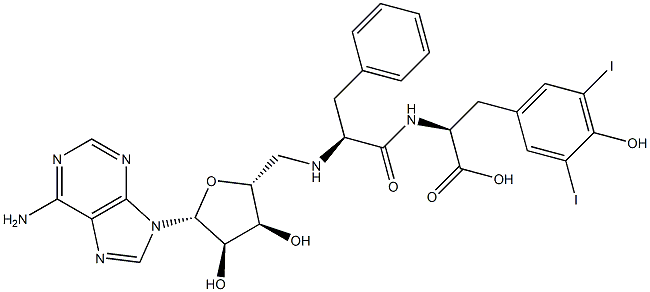 N-adenosyl-phenylalanyl-3,5-diiodotyrosine|
