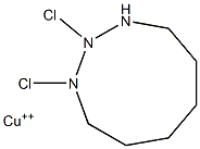 dichloro(triazacyclononane)copper(II) 化学構造式
