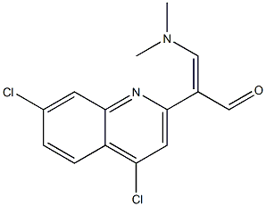 2-(4,7-dichloro-2-quinolinyl)-3-(dimethylamino)-2-propenal|