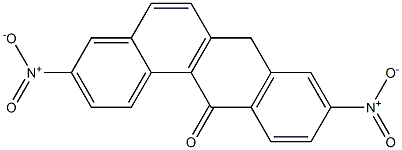 3,9-DINITROBENZANTHRONE 化学構造式