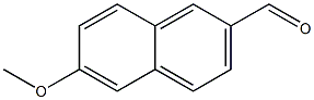 6-Methoxynaphthalene-2-Aldehyde Struktur