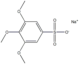 Sodium 3,4,5-trimethoxybenzenesulfonate Structure
