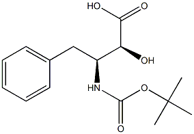 N-Boc-(2S,3S)-3-Amino-2-hydroxy-4-phenyl-butanoic acid Structure