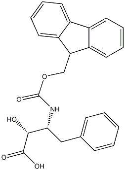 N-Fmoc-(2R,3R)-3-Amino-2-hydroxy-4-phenyl-butanoic acid Structure