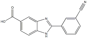  2-(3-Cyanophenyl)-1H-benzimidazole-5-carboxylic acid