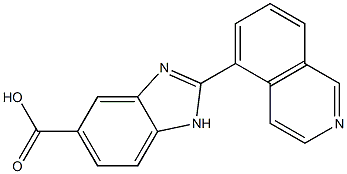  2-Isoquinolin-5-yl-1H-benzimidazole-5-carboxylic acid