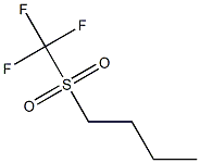 1-(trifluoromethylsulfonyl)butane 结构式