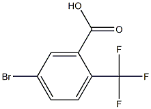 2-(Trifluoromethyl)-5-bromobenzoic acid 化学構造式