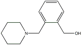 邻-(1-哌啶基甲基)苯甲醇, , 结构式