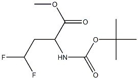  2-tert-Butoxycarbonylamino-4,4-difluoro-butyric acid methyl ester