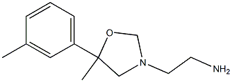 3-(2-Amino-ethyl)-5-methyl-5-m-tolyl-oxazolidine Structure