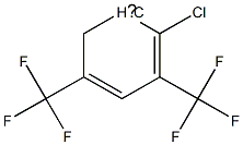 3,5-Bis(trifluoromethyl)-2-chlorophenyl Struktur