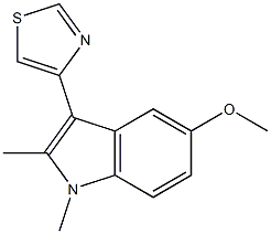 4-(5-Methoxy-1,2-dimethyl-1H-indol-3-yl)-thiazol-|