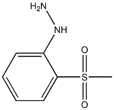 N'-[2-(Methylsulfonyl)phenyl]hydrazine,,结构式