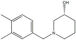 (3R)-1-(3,4-dimethylbenzyl)piperidin-3-ol Struktur