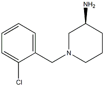 (3S)-1-(2-chlorobenzyl)piperidin-3-amine Structure