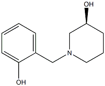 (3S)-1-(2-hydroxybenzyl)piperidin-3-ol Structure