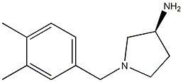 (3S)-1-(3,4-dimethylbenzyl)pyrrolidin-3-amine Structure