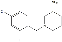 1-(4-chloro-2-fluorobenzyl)piperidin-3-amine