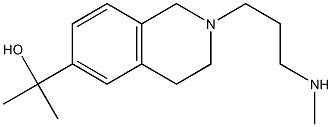 2-{2-[3-(methylamino)propyl]-1,2,3,4-tetrahydroisoquinolin-6-yl}propan-2-ol Structure