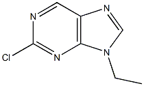 2-chloro-9-ethyl-9H-purine 结构式