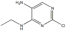 2-chloro-N4-ethylpyrimidine-4,5-diamine Structure