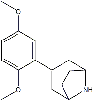 3-(2,5-dimethoxyphenyl)-8-azabicyclo[3.2.1]octane|