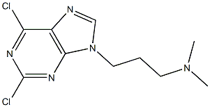  3-(2,6-dichloro-9H-purin-9-yl)-N,N-dimethylpropan-1-amine