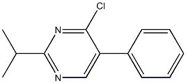 4-chloro-2-(1-methylethyl)-5-phenylpyrimidine Structure