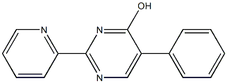 5-phenyl-2-pyridin-2-ylpyrimidin-4-ol Struktur