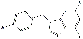 9-(4-bromobenzyl)-2,6-dichloro-9H-purine|