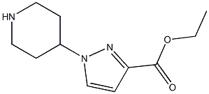 ethyl 1-piperidin-4-yl-1H-pyrazole-3-carboxylate