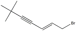 (Trans)1-Bromo-6,6-dimethyl-2-heptene-4-yne Struktur