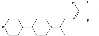 1-ISOPROPYL-(4,4'')BIPIPERIDINE TRIFLUROACETATE,,结构式