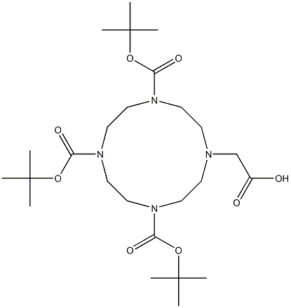 1,4,7-tris-Boc-(10-carboxymethyl)-1,4,7,10-tetraaza-cyclododecane