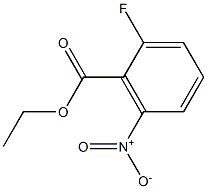 2-FLUORO-6-NITROBENZOIC ACID ETHYL ESTER Structure