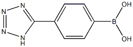 4-(tetrazol-5-yl)phenylboronic acid 化学構造式