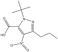 1-(1,1-DIMETHYLETHYL)-4-NITRO-3-PROPYL-1H-PYRAZOLE-5-CARBOXYLICACID