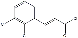 3-(2,3-DICHLOROPHENYL)-2-PROPENOYLCHLORIDE,,结构式