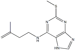 2-METHYLTHIO-N6-ISOPENTENYLADENINE 98% (HPLC) Structure