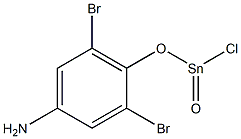 2,6-DIBROMO-4-AMINOPHENOL CHLOROSTANNATE 95+%,,结构式