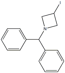 1-DIPHENYLMETHYL-3-IODOAZETIDINE 97% Structure