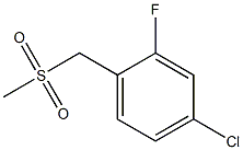 4-CHLORO-2-FLUOROBENZYLMETHYLSULFONE 97% Structure